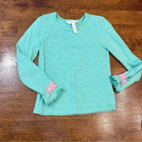Matilda Jane green long sleeve top size 4 - Picture 1 of 5